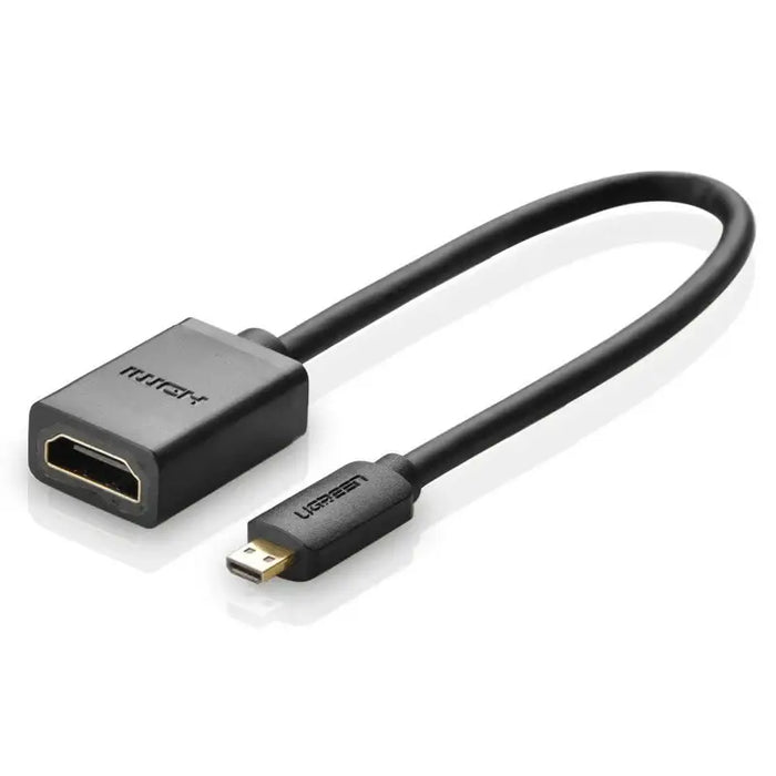Ugreen cable adapter cable HDMI adapter - micro HDMI 19 pin 20cm black (20134) - Video cables<<<HurtelXML