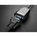 Ugreen Cable Cord Adapter Unidirectional HDMI (Male) to VGA (Female) FHD Black (MM105 40253) - Video