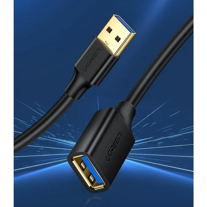 Ugreen cable cord extension adapter USB 3.0 (female) - USB 3.0 (male) 1.5 m black (US129 30126) - Cell phone