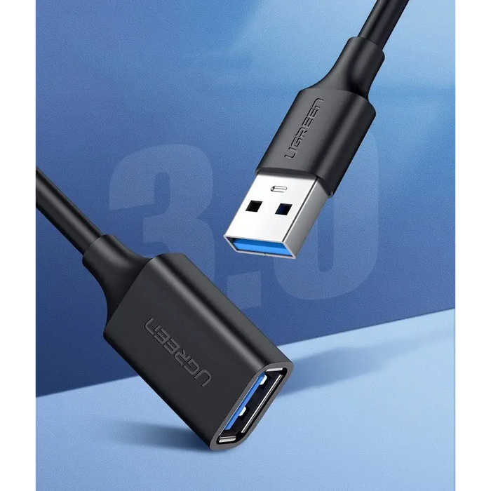 Ugreen cable cord extension adapter USB 3.0 (female) - USB 3.0 (male) 1.5 m black (US129 30126) - Cell phone