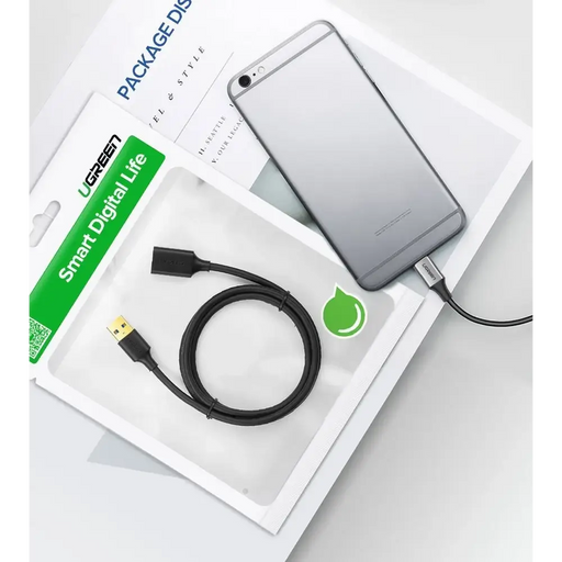 Ugreen cable cord extension adapter USB 3.0 (female) - USB 3.0 (male) 2 m black (US129 10373) - Cell phone