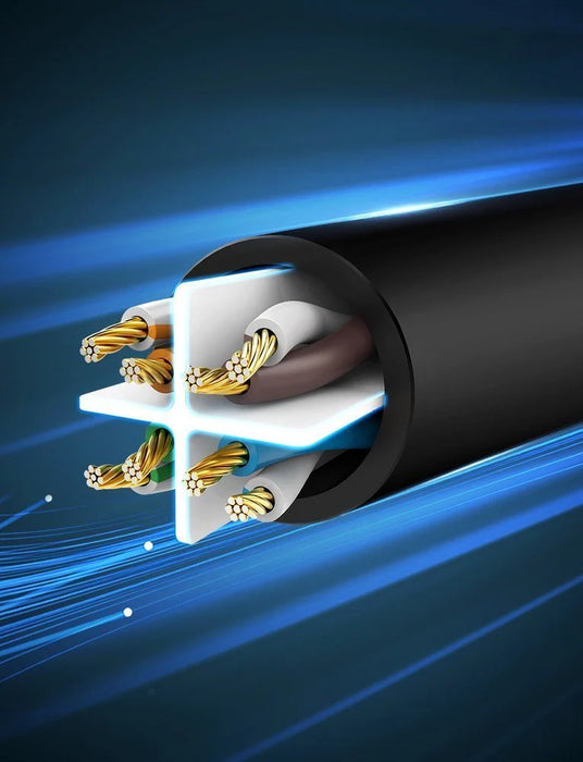 Ugreen Cable Ethernet patch cord RJ45 Cat 6 UTP 1000Mbps 3m black (20161) - Network cables<<<HurtelXML