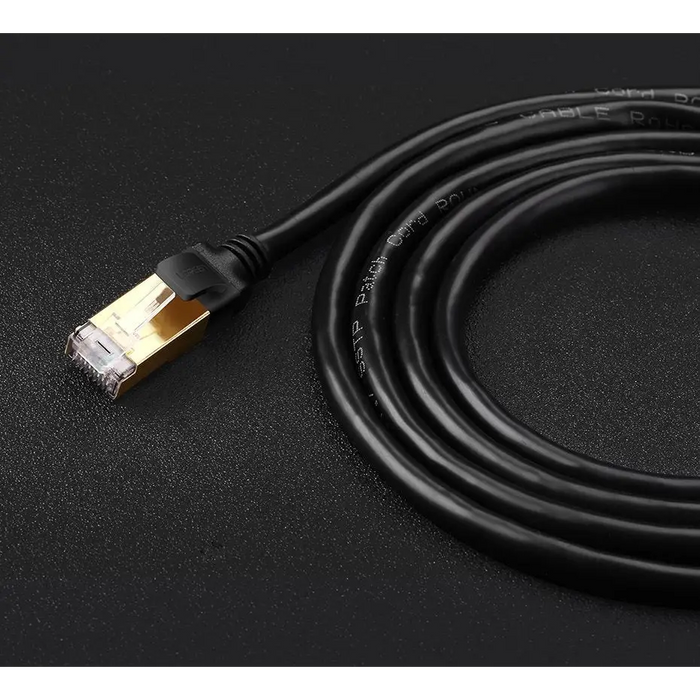 Ugreen Cable Ethernet patch cord RJ45 Cat 7 STP LAN 10Gbps 2m black (11269) - Network cables<<<HurtelXML