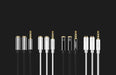 Ugreen cable cable headphone splitter 3.5 mm mini jack AUX microphone 20cm (microphone + stereo output) silver (30619)