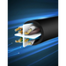 Ugreen cable internet network cable Ethernet patchcord RJ45 Cat 6 UTP 1000Mbps 20m black (20166) - Network