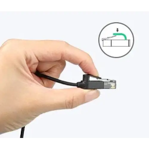 Ugreen cable internet network cable Ethernet patchcord RJ45 Cat 6A UTP 1000Mbps 2m black (70334) - Network
