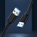 Ugreen cable USB 2.0 cable (male) - USB 2.0 (male) 2 m black (US128 10311) - Cell phone cables<<<HurtelXML&&&USB