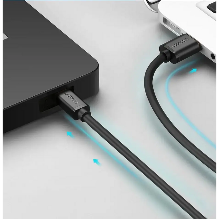Ugreen cable USB - mini USB 480 Mbps cable 1.5 m black (US132 10385) - Cell phone cables<<<HurtelXML&&&USB