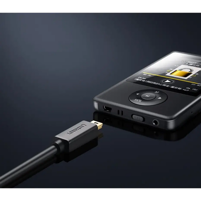 Ugreen cable USB - mini USB 480 Mbps 1 m black (US132 10355) - Cell phone cables<<<HurtelXML&&&USB