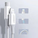 Ugreen cable USB Type C - Lightning 3A cable 0.25 m white (US171) - Cell phone cables<<<HurtelXML