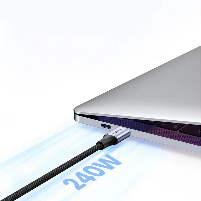 Ugreen cable USB Type C cable - USB Type C Power Delivery 240W 5A 2m gray (90440 US535) - Cell phone cables<<<HurtelXML
