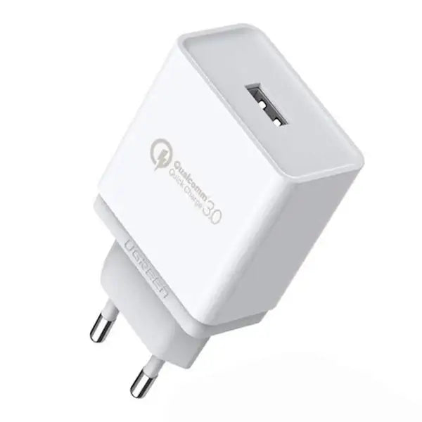 Ugreen CD122 Quick Charge 3.0 18W 3A USB Fast Charger White (10133) - Cell phone USB charger<<<HurtelXML&&&Зарядни