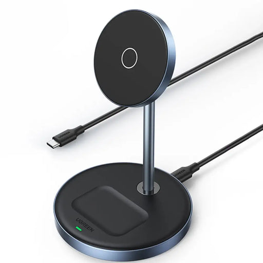 Ugreen CD317 MagSafe / Qi 2in1 charging station - black - Cell phone USB charger<<<HurtelXML