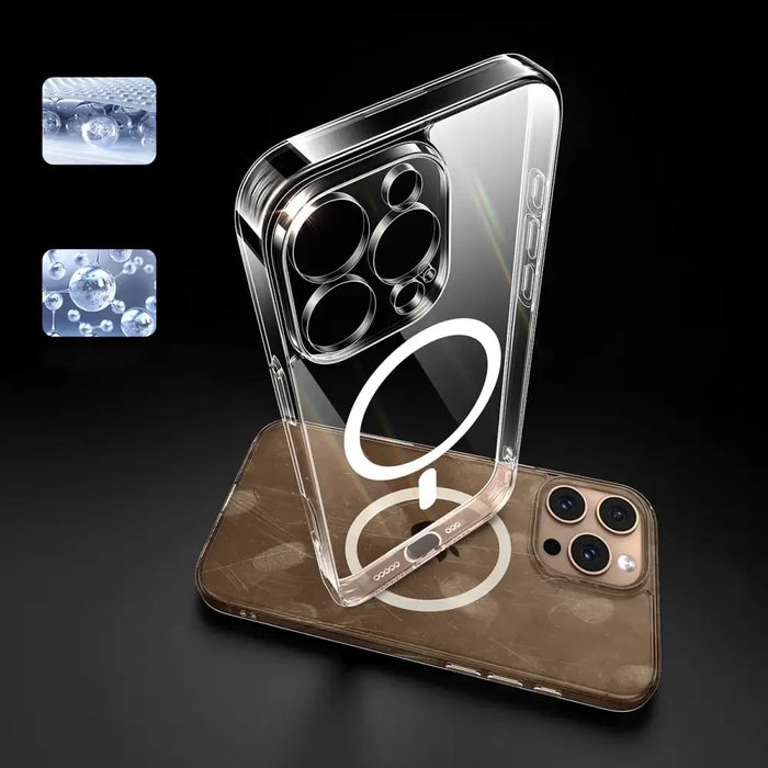 Ugreen Classy Clear Magnetic Case for iPhone 16 Pro Max - Transparent - Cell phone cases and covers<<<HurtelXML