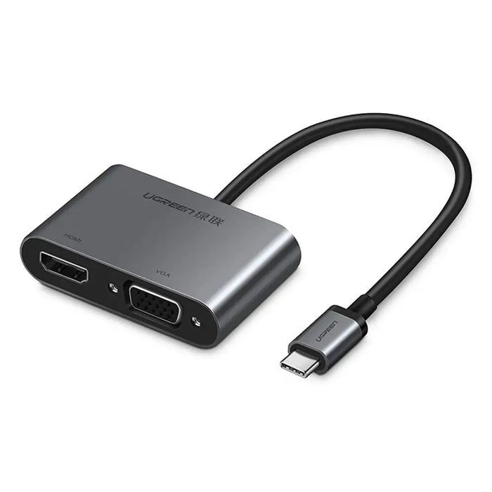 Ugreen CM162 50505 USB-C - HDMI / VGA / USB-A 3.0 / USB-C PD Adapter - Gray - USB adapters<<<HurtelXML