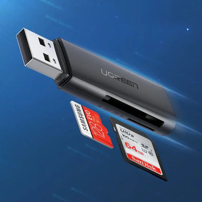 Ugreen CM264 USB 3.0 SD/TF card reader - black - Flash card readers<<<HurtelXML