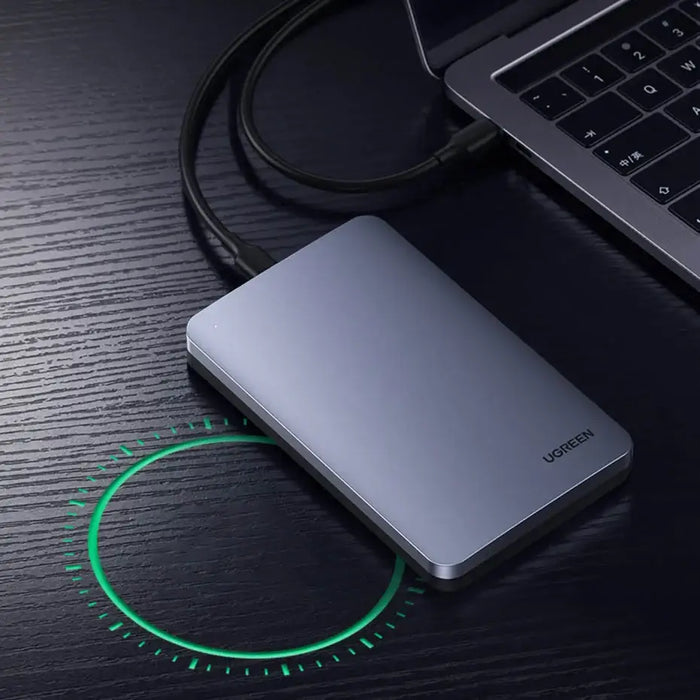 Ugreen CM300 70498 bay for 2.5’’ SATA 3.0 6Gbps hard drive - gray + USB-C - USB-A cable 0.5m - Disk adapters<<<HurtelXML