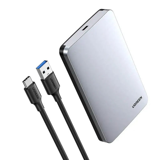 Ugreen CM300 70498 bay for 2.5’’ SATA 3.0 6Gbps hard drive - gray + USB-C - USB-A cable 0.5m - Disk adapters<<<HurtelXML