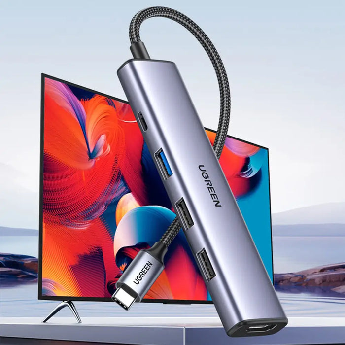 Ugreen CM478 Multifunctional Adapter - Gray - USB hubs<<<HurtelXML