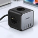 Ugreen cube power strip 65W USB / USB C + 3x AC socket black (CD268) - Cell phone USB charger<<<HurtelXML