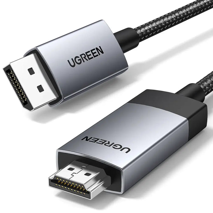 Ugreen DP119 15773 DisplayPort / HDMI 4K 60Hz cable 1m - gray - Video cables<<<HurtelXML