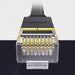 Ugreen Ethernet patch cord U/FTP Cat. 7 10Gb/s flat 0.5m black (NW106) - Network cables<<<HurtelXML