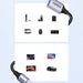 Ugreen extension cord adapter cable USB (male) - USB (female) 3.0 5Gb/s 2m gray (US115) - Cell phone cables<<<HurtelXML