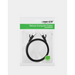 Ugreen Flat Cable Internet Cable Ethernet Patchcord RJ45 Cat 6 UTP 1000Mbps 0.5m Black (50183) - Network