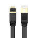 Ugreen Flat Cable Internet Network Cable Ethernet Patchcord RJ45 Cat 7 STP LAN 10 Gbps 3m Black (NW106 11262) - Network