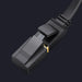 Ugreen Flat Cable Internet Network Cable Ethernet Patchcord RJ45 Cat 7 STP LAN 10 Gbps 3m Black (NW106 11262) - Network