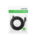 Ugreen Flat Cable Internet Network Cable Ethernet Patchcord RJ45 Cat 7 STP LAN 10 Gbps 3m Black (NW106 11262) - Network