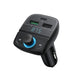 Ugreen FM Transmitter Bluetooth 5.0 MP3 car charger 3x USB TF micro SD 4.8 A black (CD229) - Cell phone USB