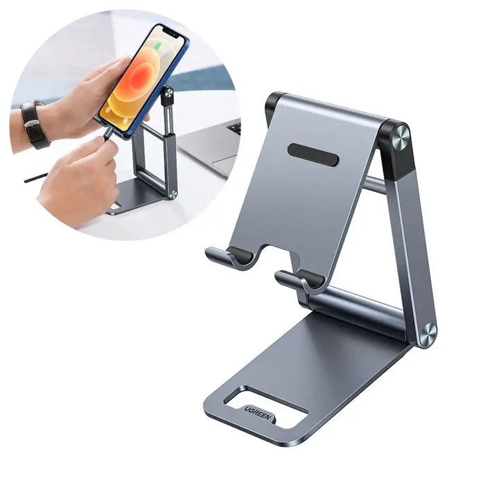 Ugreen foldable stand smartphone stand phone stand gray (LP263) - Cell phone holders<<<HurtelXML