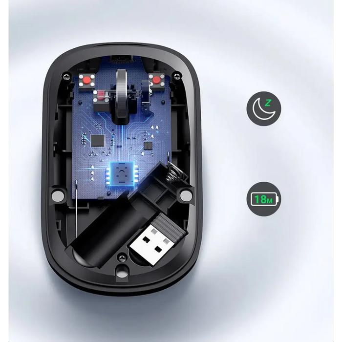 Ugreen handy wireless mouse USB black (MU001) - Other office accessories<<<HurtelXML
