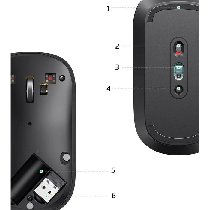 Ugreen handy wireless mouse USB green (MU001) - Other office accessories<<<HurtelXML&&&Exhibition product<<<HurtelXML
