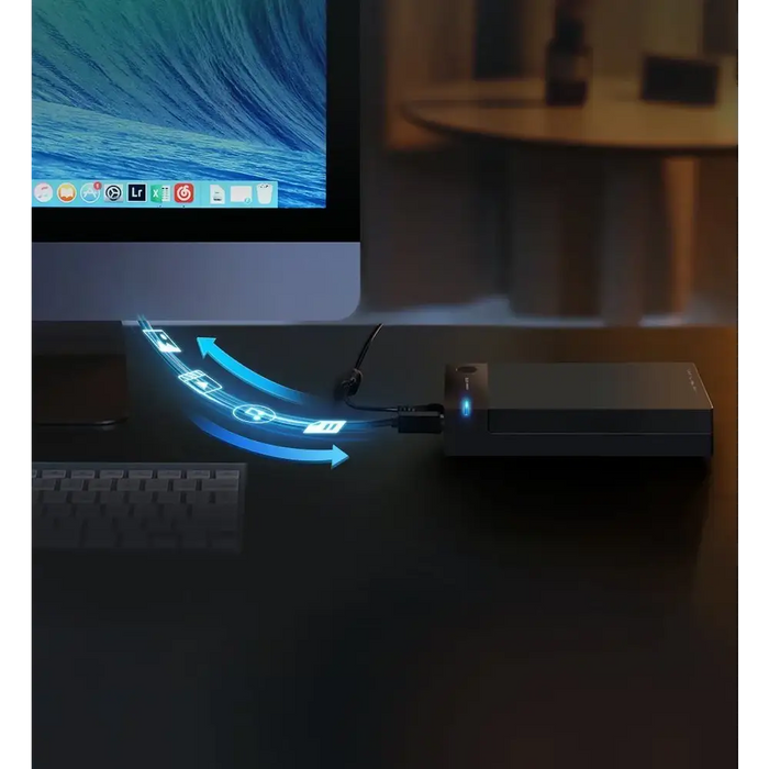 Ugreen HDD bay SATA 3.5 ’’ HDD enclosure USB 3.0 black (50422) - Disk adapters<<<HurtelXML&&&External enclosures