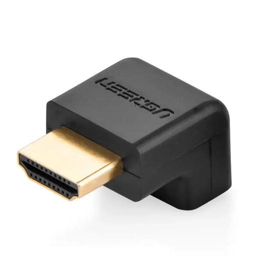 Ugreen HDMI adapter angle connector bottom black (20109) - Video adapters<<<HurtelXML