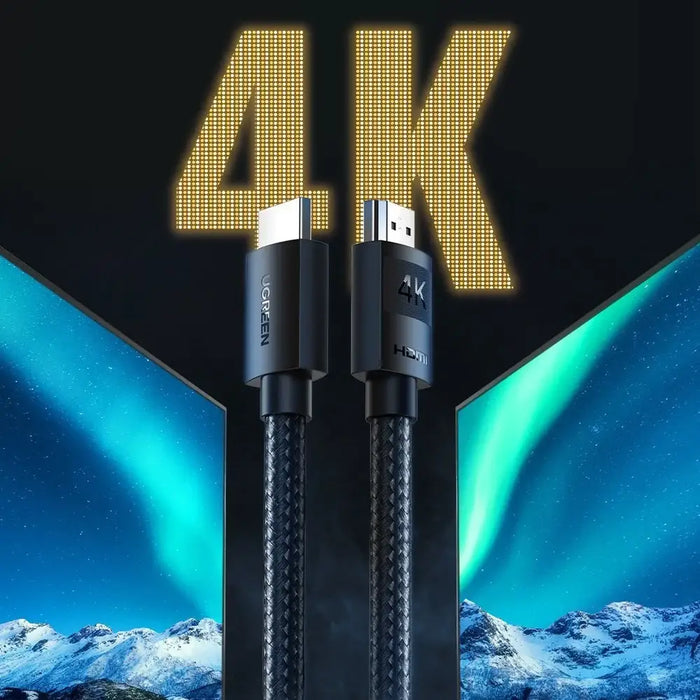 Ugreen HDMI cable 2.0 4K 1m black (HD119 30999) - Video cables<<<HurtelXML