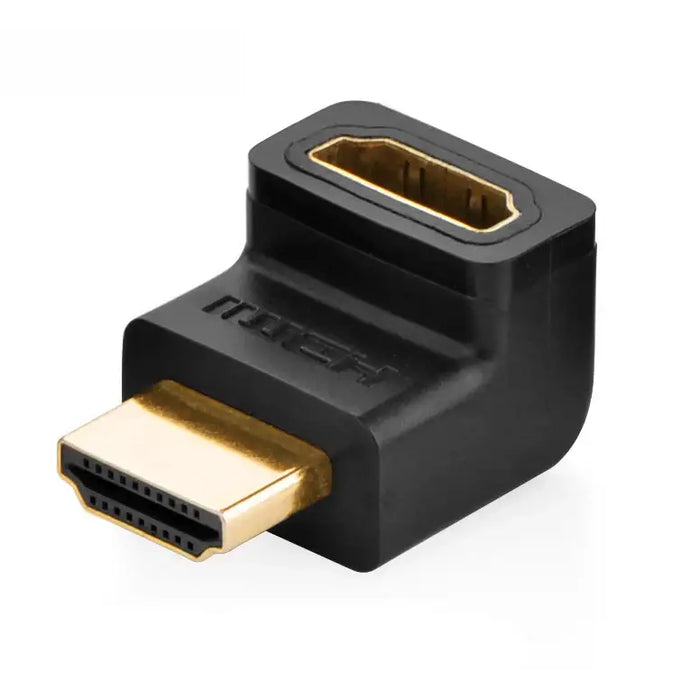 Ugreen HDMI (male) - HDMI (female) black adapter (HD112) - Video adapters<<<HurtelXML