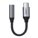 Ugreen Headphone Adapter with 3.5mm mini jack to USB Type C 10cm gray (30632) - USB adapters<<<HurtelXML