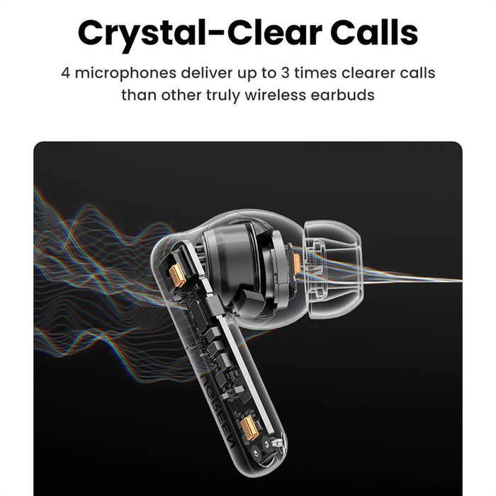 Ugreen HiTune T6 wireless headphones with ANC function + USB-A - USB-C cable - white - Headphones