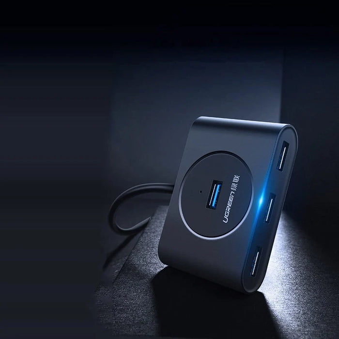 Ugreen HUB 4x USB 3.2 Gen 1 (0.5 m cable) black (20290) - USB hubs<<<HurtelXML