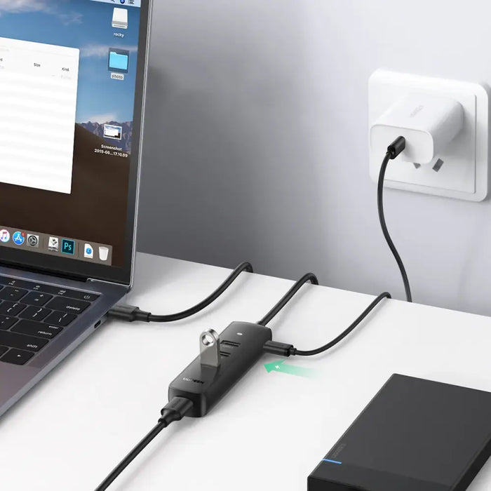 Ugreen HUB USB Type A splitter - 4x USB 3.2 Gen 1 black (CM416 80657) - USB hubs<<<HurtelXML