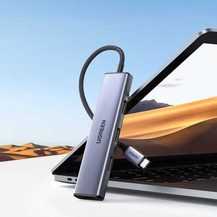 Ugreen HUB USB Type C splitter - 4x USB 3.2 Gen 1 silver (CM473 20841) - USB hubs<<<HurtelXML