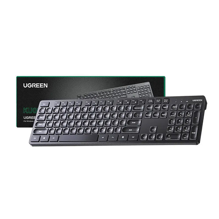 Ugreen KU004 90875 keyboard wired 1.5 m for Windows / MacOS - black - Other office accessories<<<HurtelXML