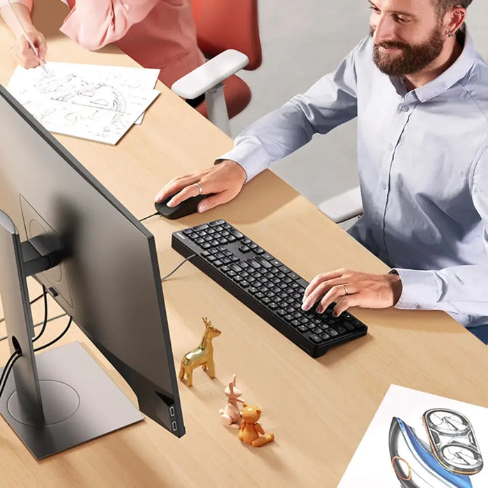 Ugreen KU004 90875 keyboard wired 1.5 m for Windows / MacOS - black - Other office accessories<<<HurtelXML