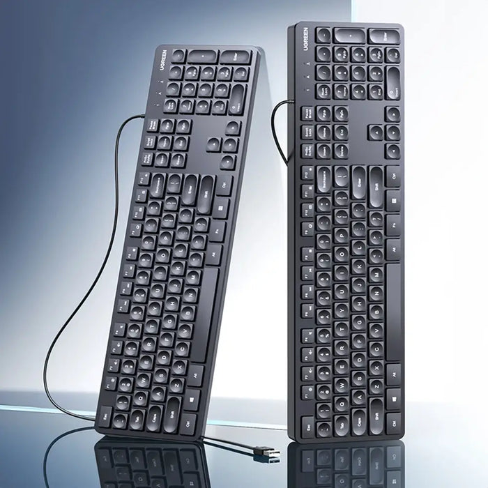 Ugreen KU004 90875 keyboard wired 1.5 m for Windows / MacOS - black - Other office accessories<<<HurtelXML