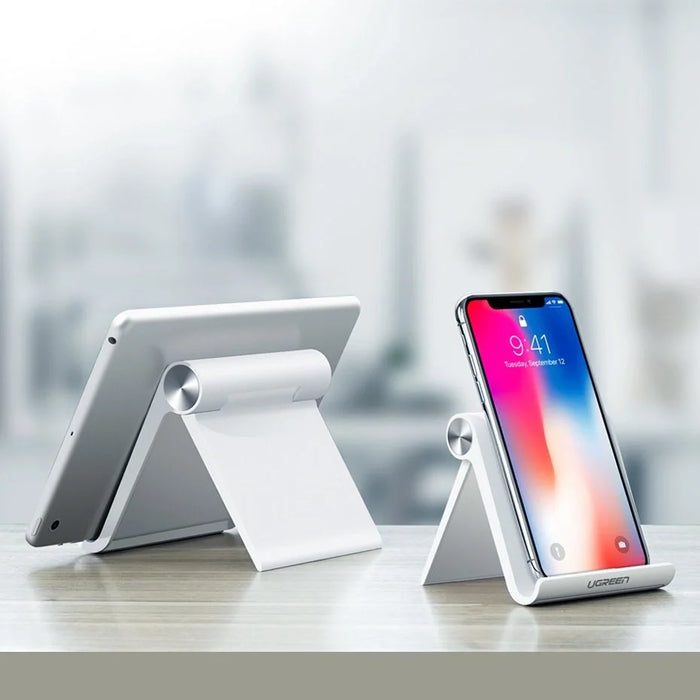 Ugreen LP115 30485 120 x 107 mm desk stand for tablet / phone 4.7-11’’ - white - Cell phone holders<<<HurtelXML&&&Cell