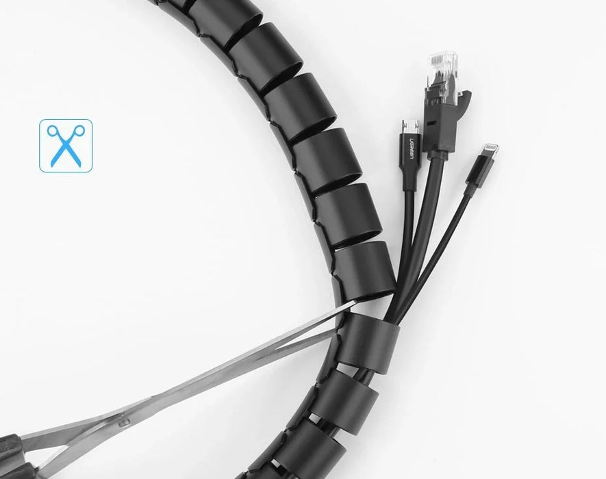 Ugreen LP121 30820 cover cable organizer 5m - black - Cable organizers<<<HurtelXML