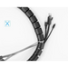 Ugreen LP121 cover 30818 cable organizer 1.5m - black - Cable organizers<<<HurtelXML&&&Окабелени Мрежи<<<Компютър Мрежи
